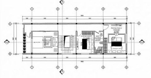 mẫu nhà ống 2 tầng 6x18m