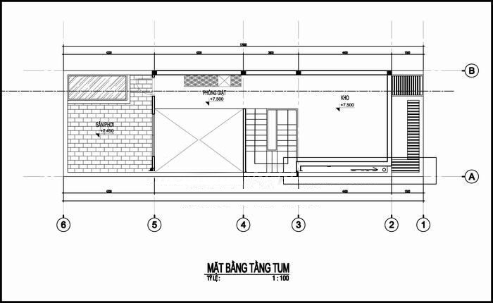 thiết kế nhà 2 tầng 85m2