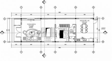 mẫu nhà ống 2 tầng 6x18m